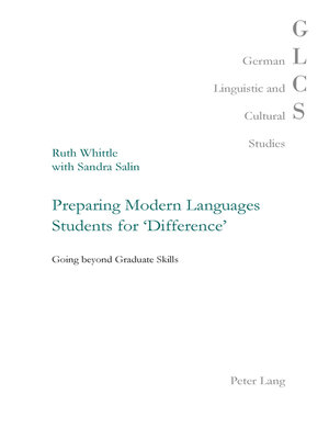 cover image of Preparing Modern Languages Students for 'Difference'